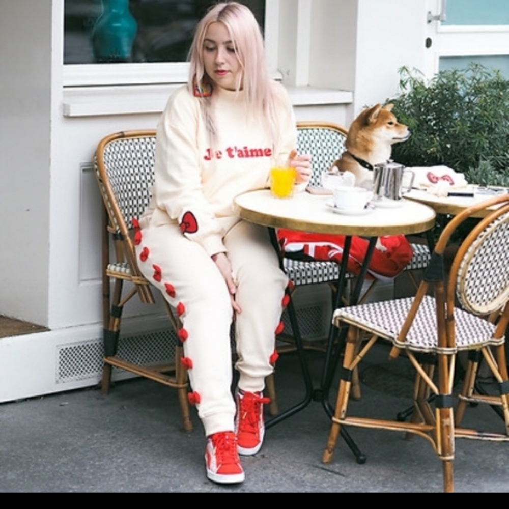 ISO ASOS X HELLO KITTY SWEATSHIRT JOGGER SET XLARG - Picture 1 of 1